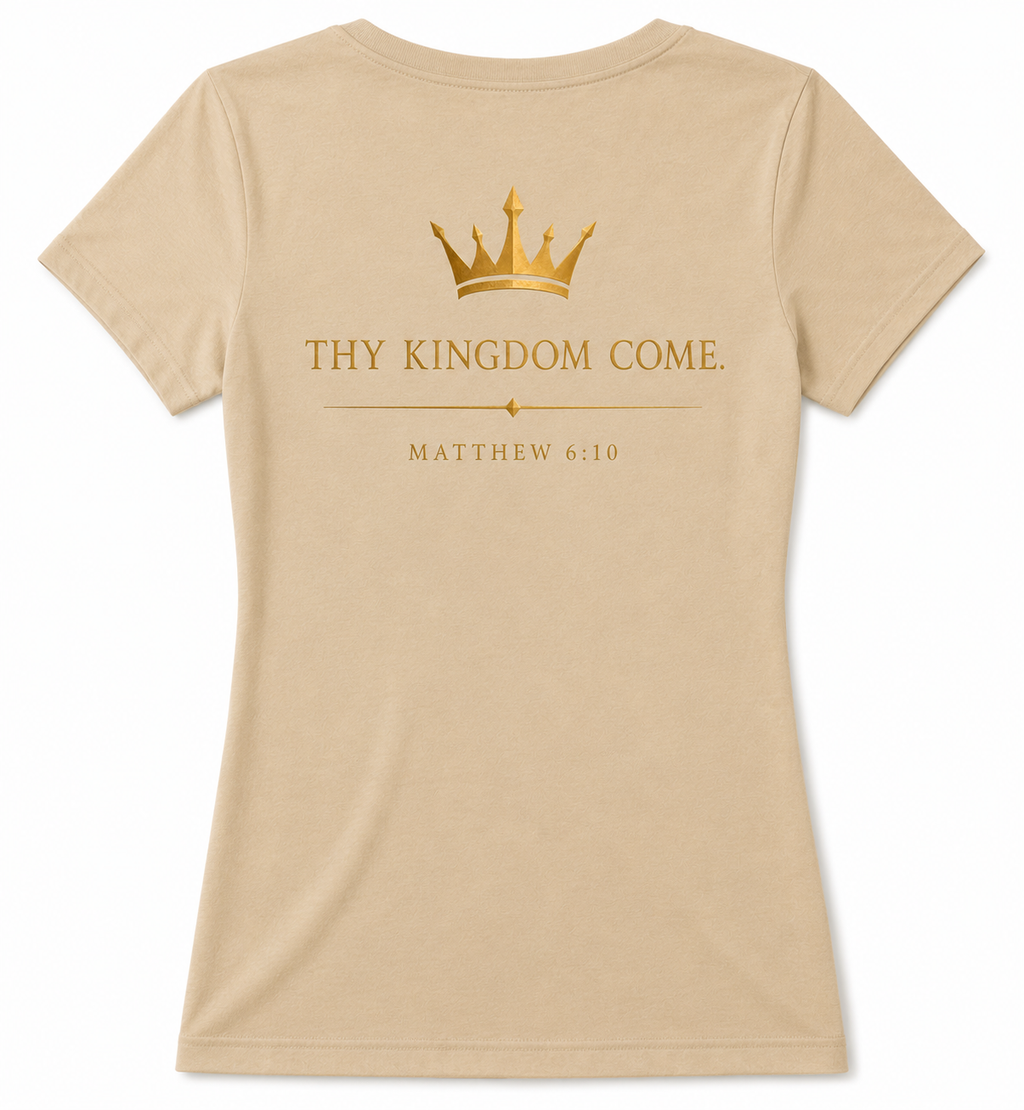 Kingdom Crown women's TEE - sand