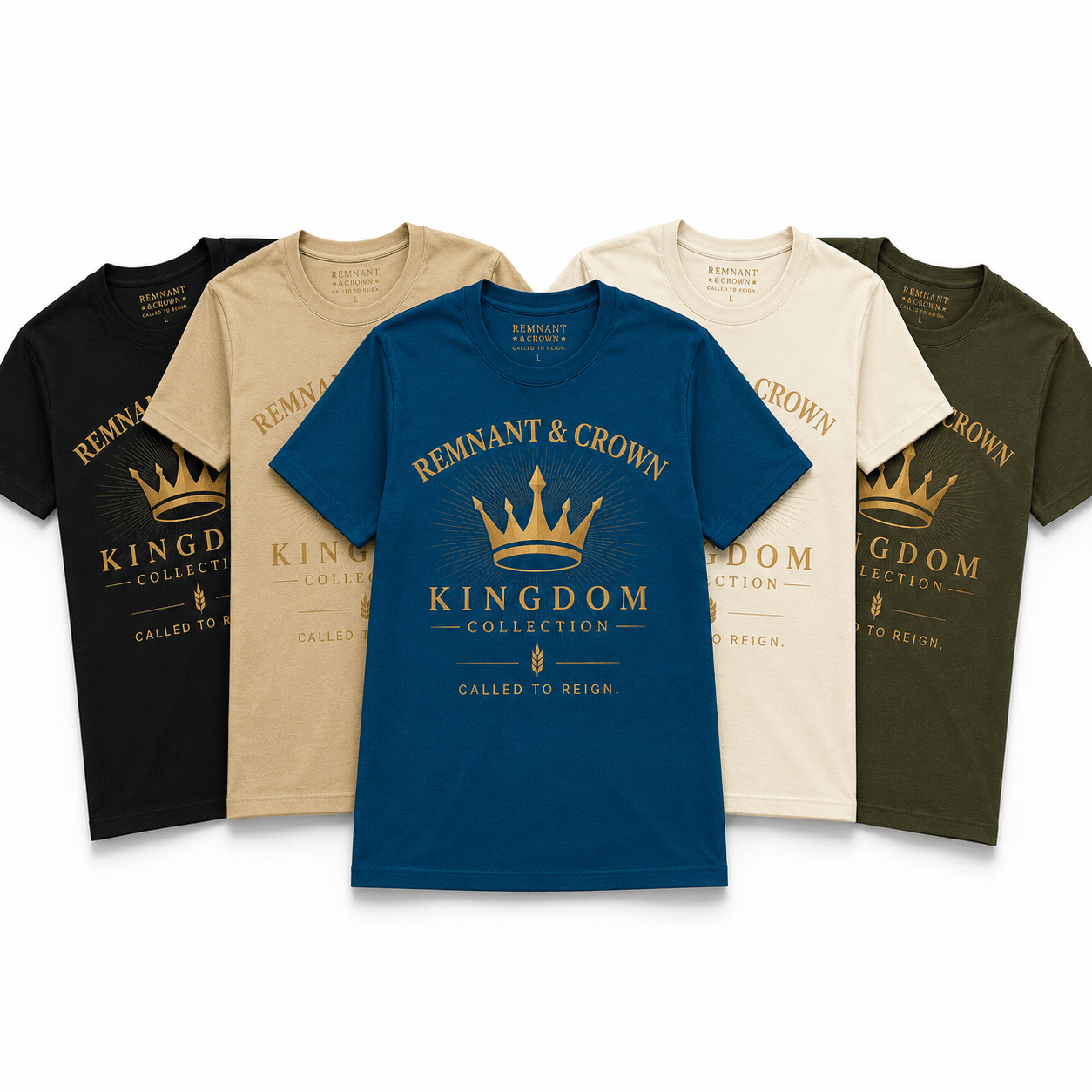 R&C Kingdom Crown TEE | M | | Remnant & Crown | Premium Scripture-Inspired Apparel